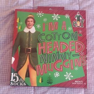 ELF Men's Festive 15 Days Of Socks